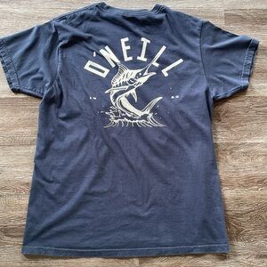O’Neill Modern Fit Medium Short Sleeve Navy Blue Sailfish T-Shirt
